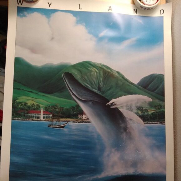 Vintage Whales Forever Wyland Studios 1984 Poster - Picture 2 of 6